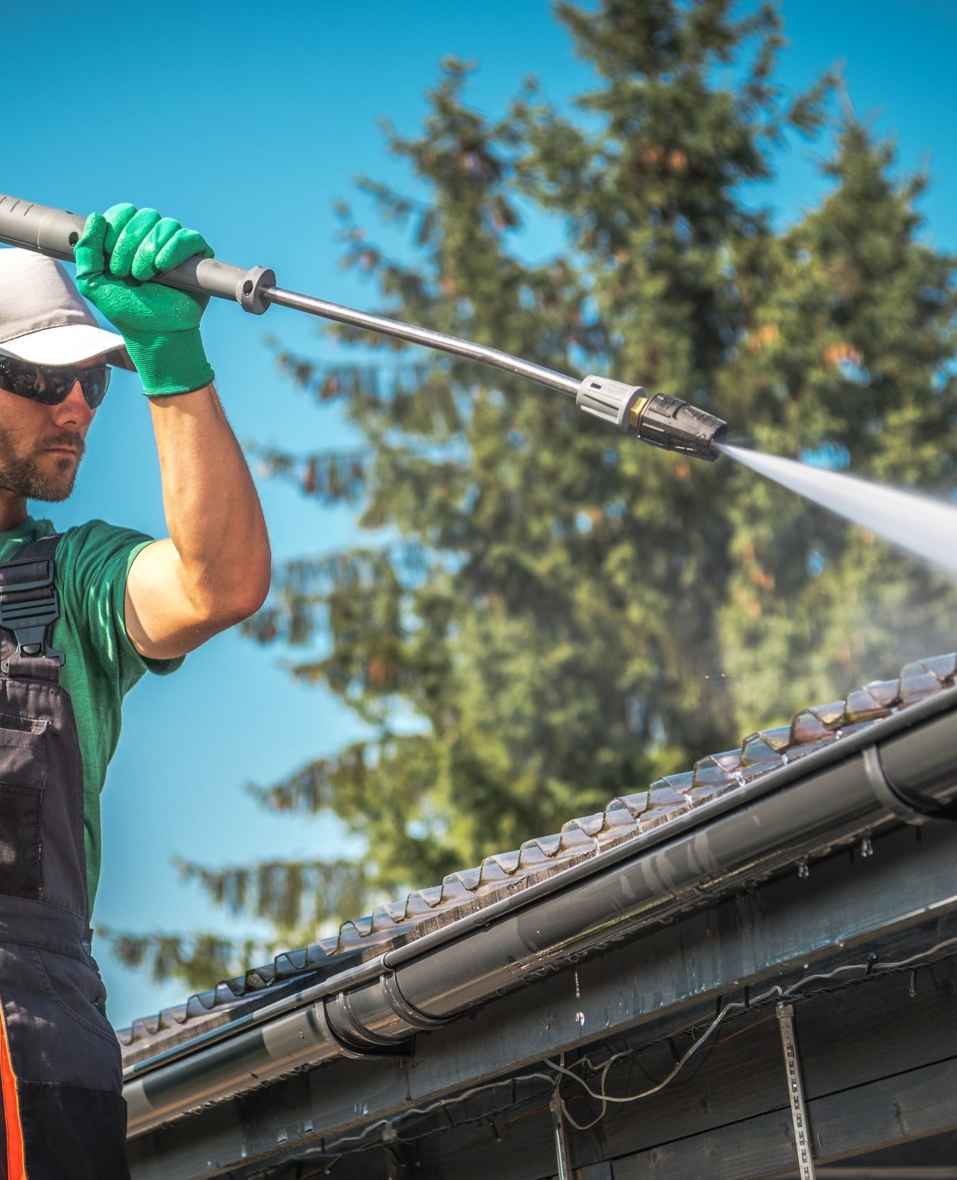 Washing Plastic Carport Roof
